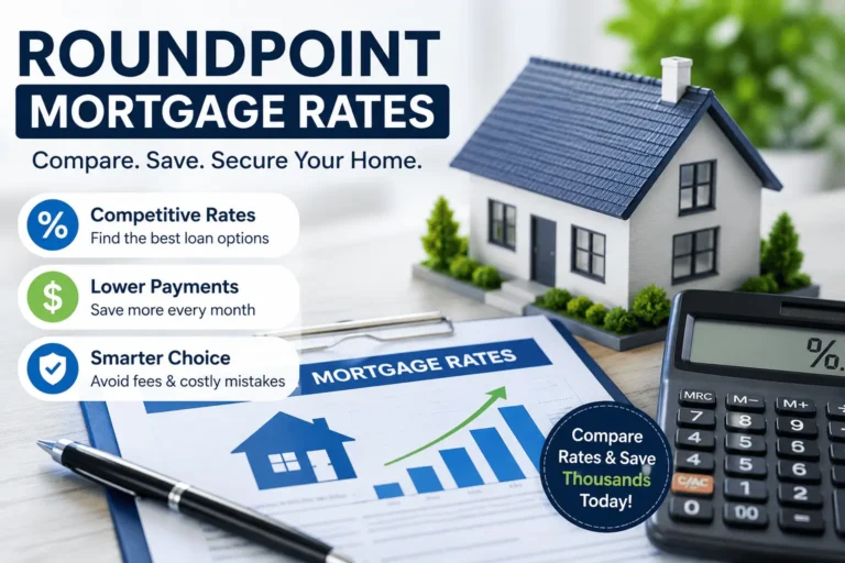 RoundPoint Mortgage Rates comparison with home, calculator, and loan documents to help find lower mortgage costs.