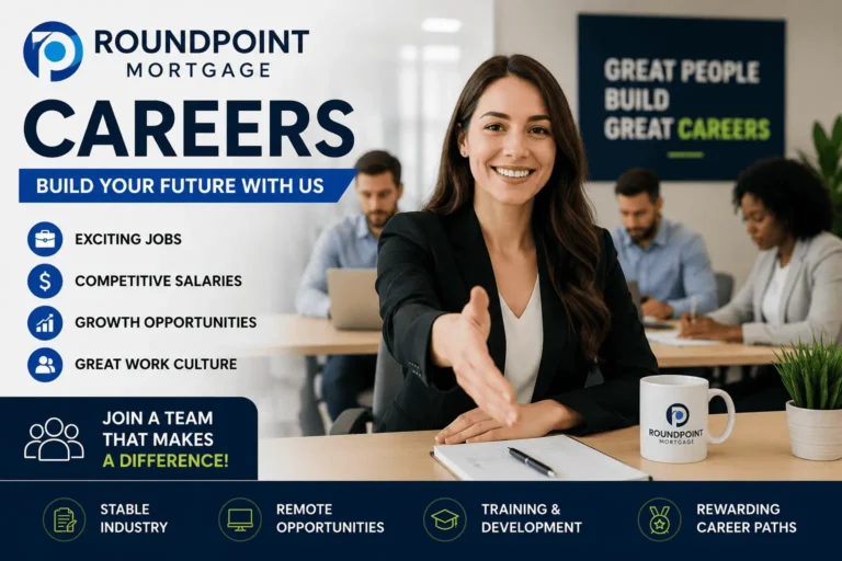 RoundPoint Mortgage Careers featured image showing jobs, salaries, hiring process, and career growth opportunities